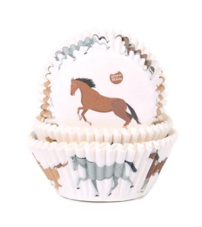 Pferde Muffinförmchen 50 Stück